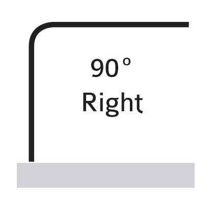 90° Right