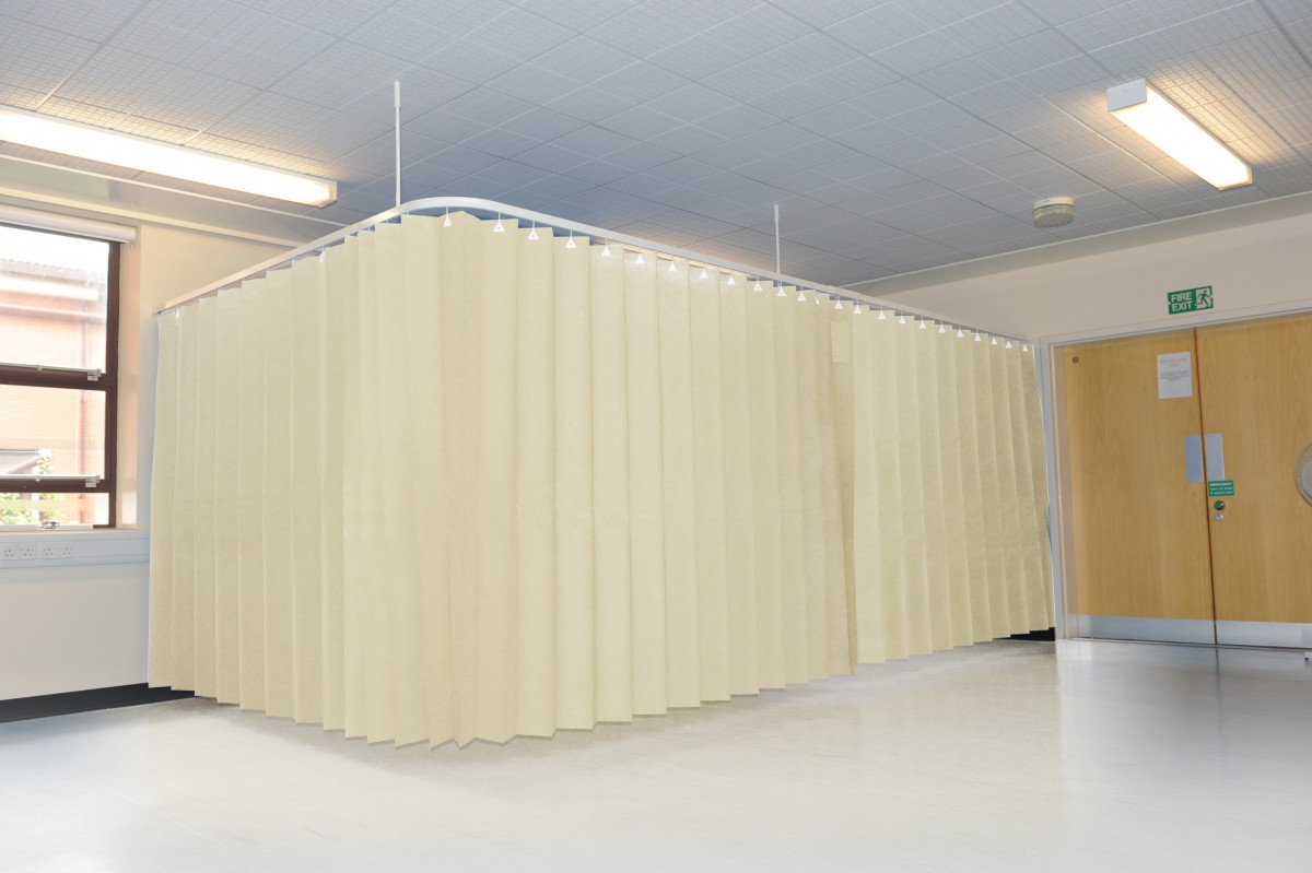 Opal Health Large Sand Eyelet Curtain Opal Disposables Limited